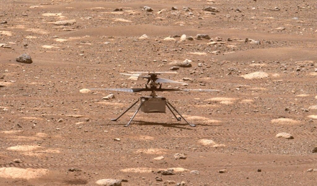 découvertes fascinantes sur la planète mars, hélico Ingenuity prochain vol